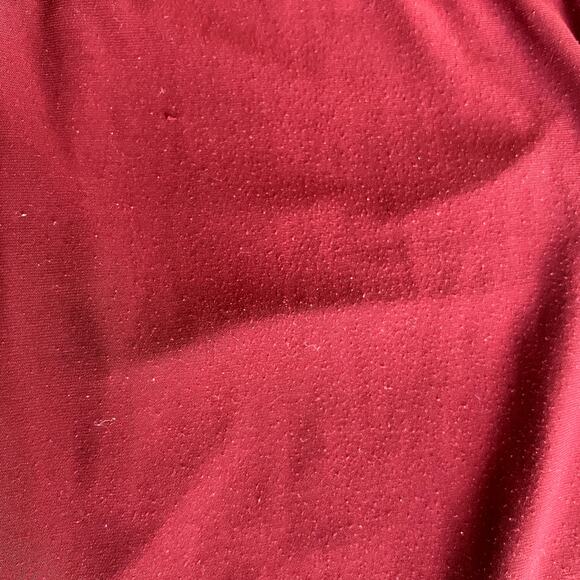 NY Collection Petite Plus Jumpsuit Women Size 1XP Burgundy Flattering Modest - Picture 9 of 16